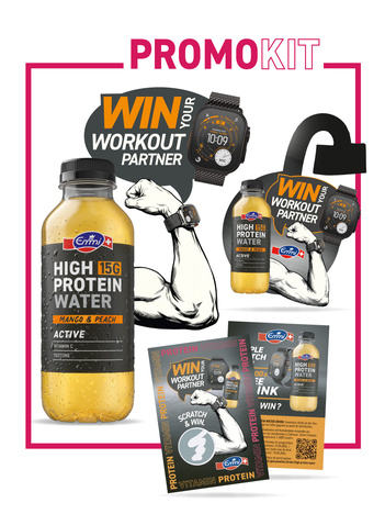 HIGH PROTEIN WATER Rubbellos Promo
